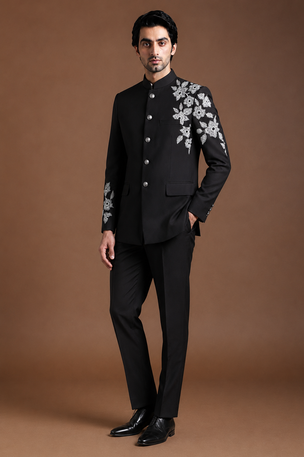 Silver Bloom Indo-Western