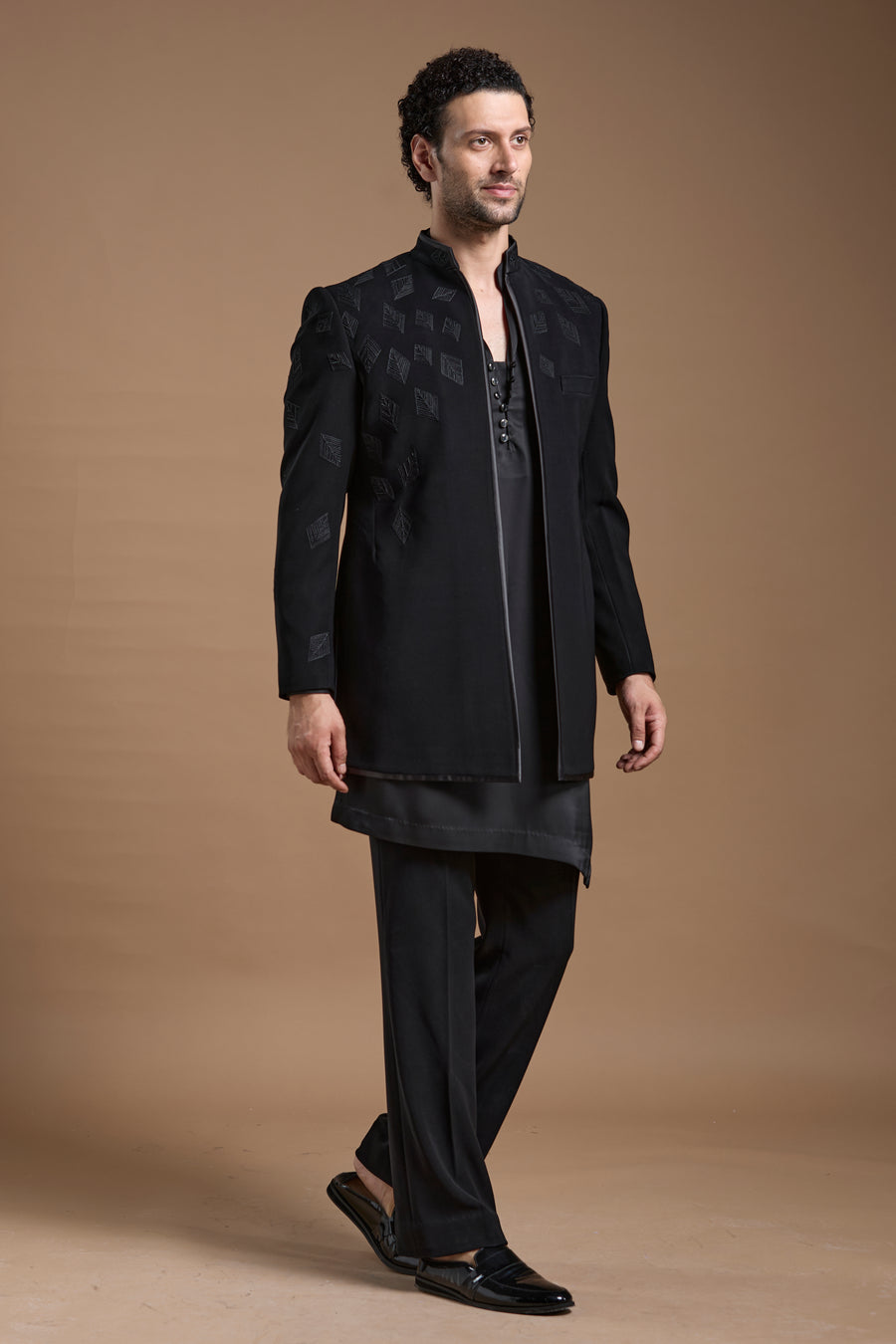 Noir Mosaic Indo-Western