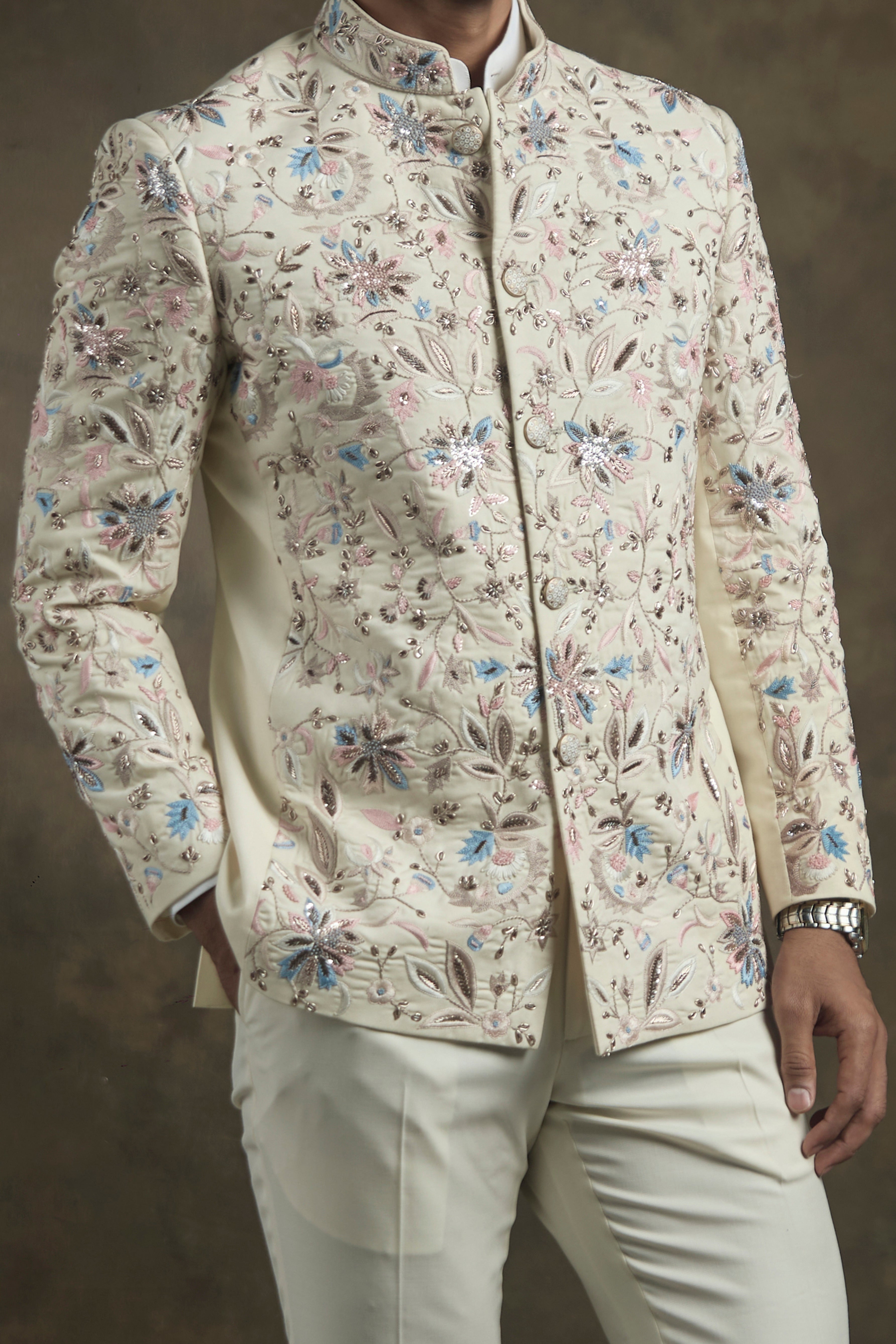 The Noor Bandhgala in Ivory