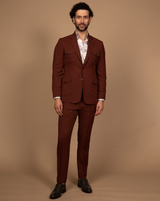 Rust Safari Look Suit