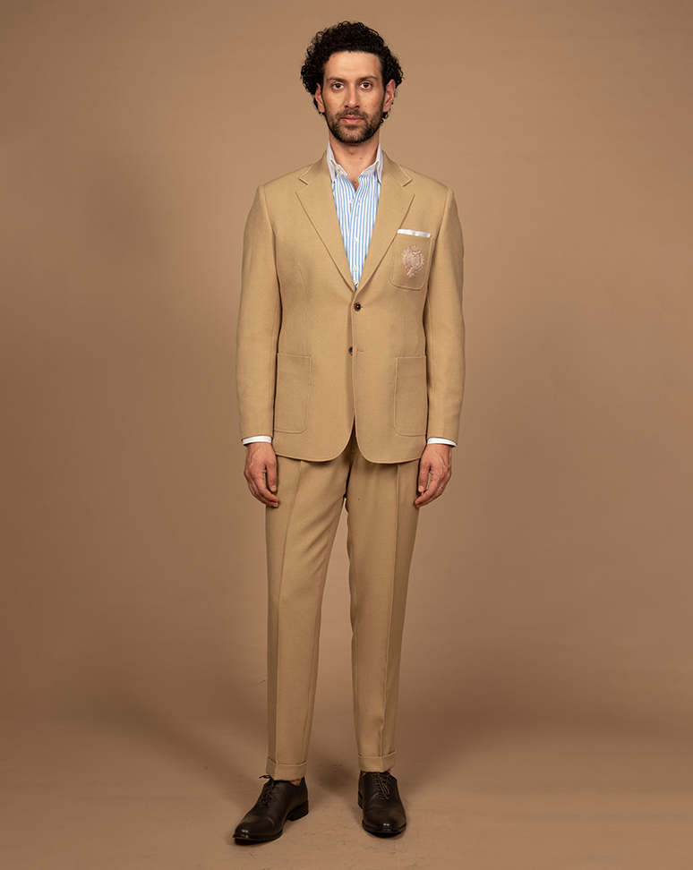 Light Khaki Suit