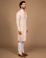 Light Pink Embroidered Kurta Set