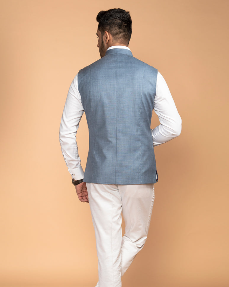 Blue Nehru Jacket