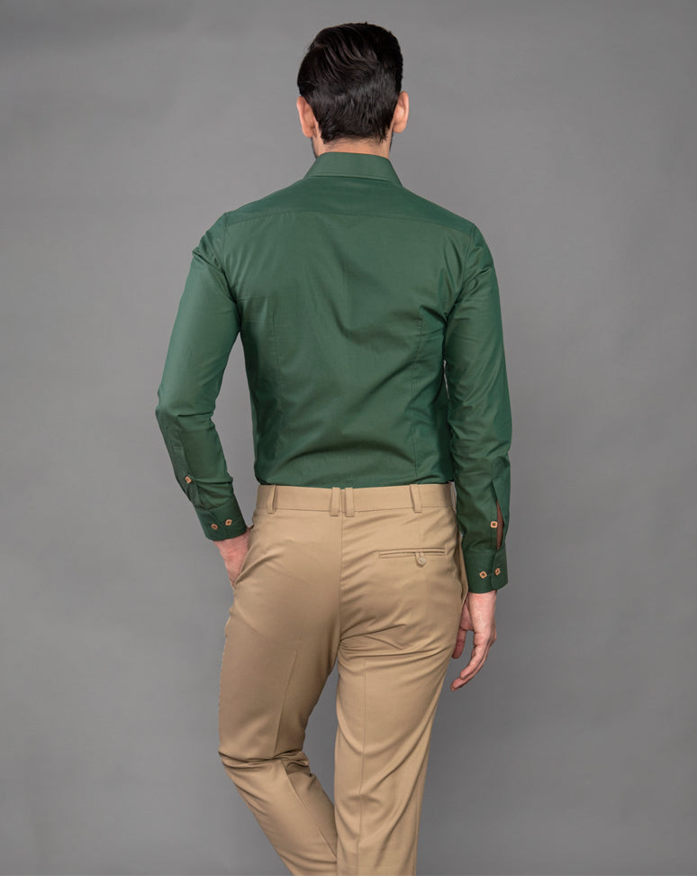 Green Designer Shirt