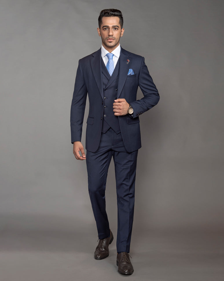 Classic Navy Blue Suit