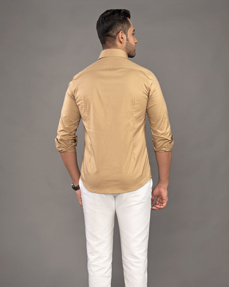 Khaki Formal Shirt