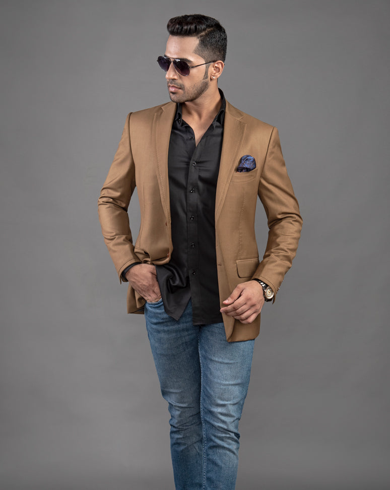 Brown Three Piece Suit